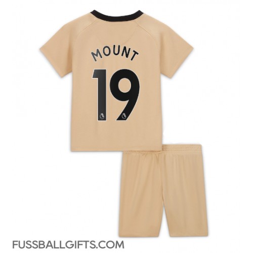 Chelsea Mason Mount #19 Fußballbekleidung 3rd trikot Kinder 2022-23 Kurzarm (+ kurze hosen)